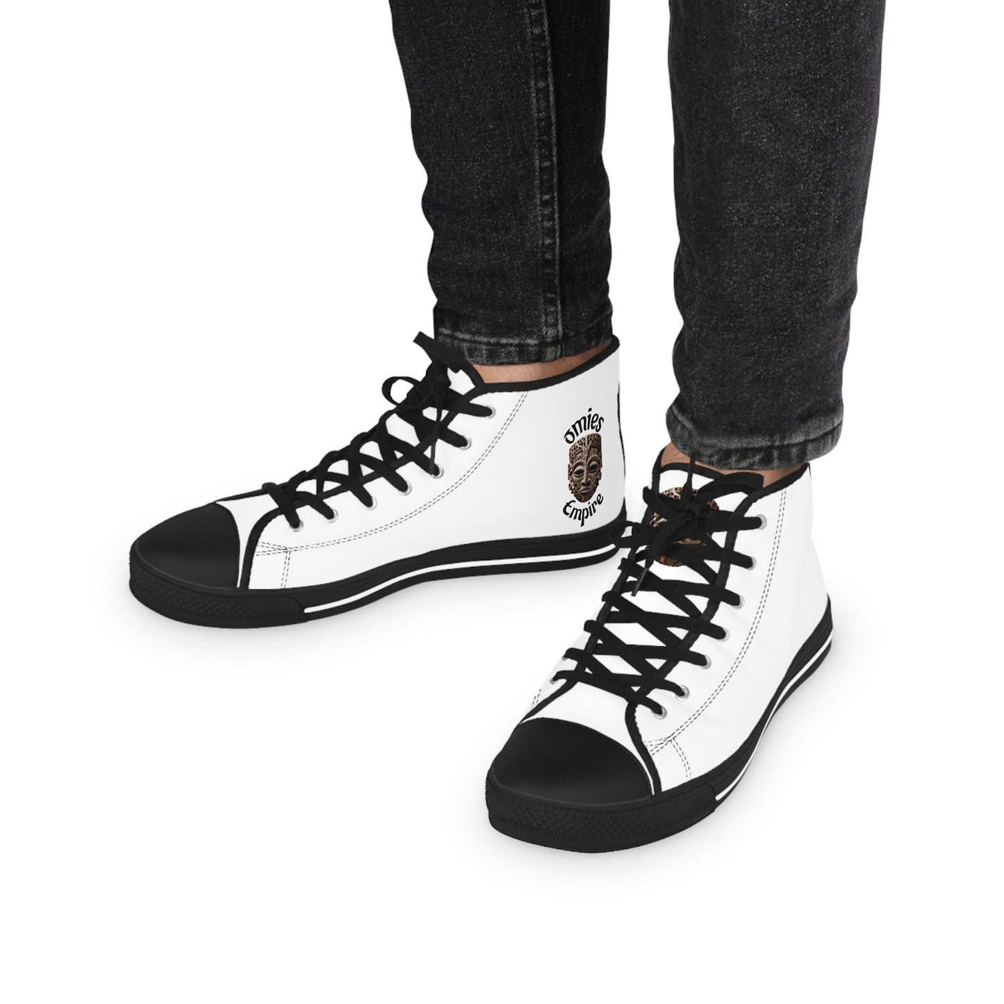 Omies Empire Men's High Top Sneakers with Trendy Design