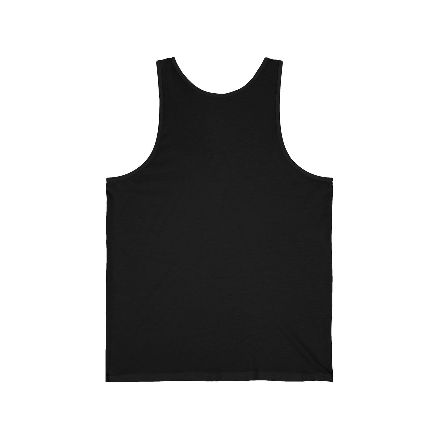 Sunset Silhouette Unisex Jersey Tank, Bohemian Beach Top, Summer Statement Piece, Festival Wear, Graphic Tank Top