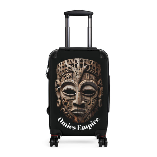 Tribal Art Suitcase - Omies Empire Travel Luggage