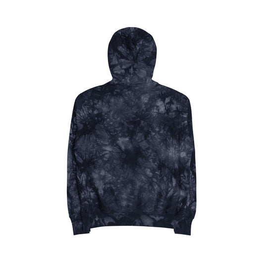 Ocean Sunset Tie-Dye Hoodie | Unisex Champion Embroidery, Beachwear, Summer Vibes, Gift for Him/Her, Casual Cozy Style
