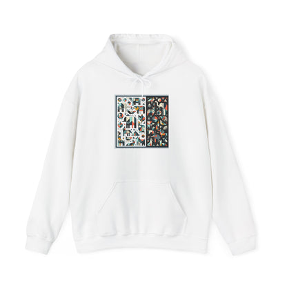Artistic Unisex Hoodie | Cozy Graphic Sweatshirt for Art Lovers | Perfect Gift for Birthdays, Holidays, Everyday Wear, Unique Style